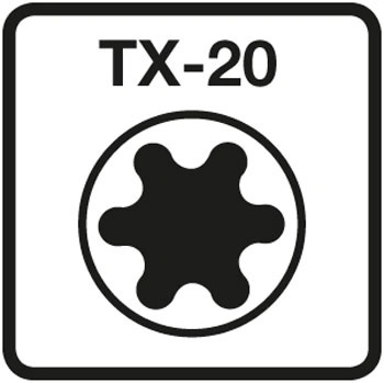 Dynaplus 4.0X45 Unischroef AR-coating platkop TX-20 (200)