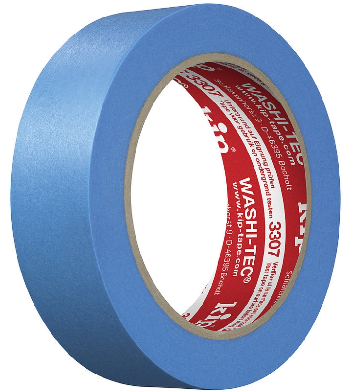 Kip 3307 FineLine tape Washi-Tec (Outdoor - Blue) 30mm x 50m