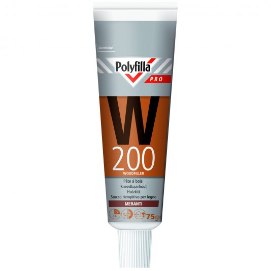 PolyFilla Pro W200 Houtvulmiddel 75 gr (Meranti)