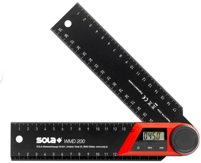 Sola Digitale Hoekmeter WMD 200 - 20cm