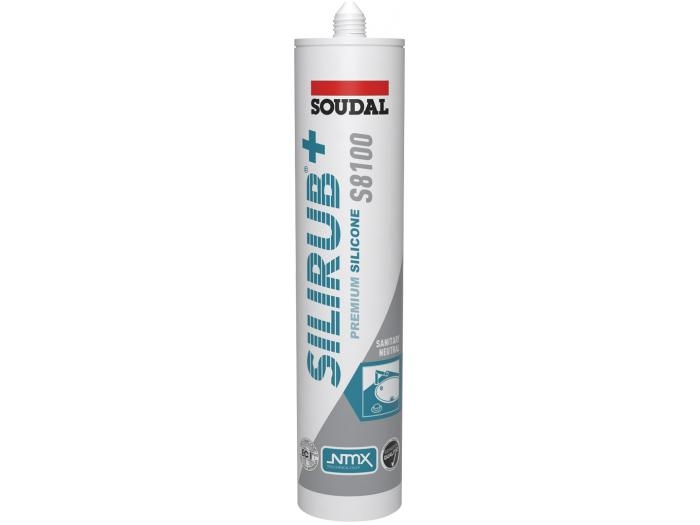 Soudal Silirub+ S8100 300 ml Zilvergrijs