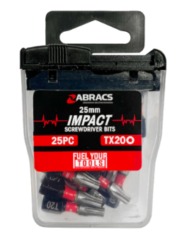 Abracs Impact Schroefbit 25mm - TX20 (25 stuks)