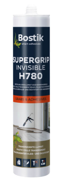 Bostik H780 Supergrip Invisible Transparant 290ml