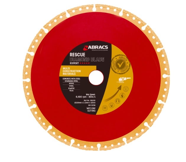 Abracs Rescue diamant zaagblad 125 x 2.2 x 22mm