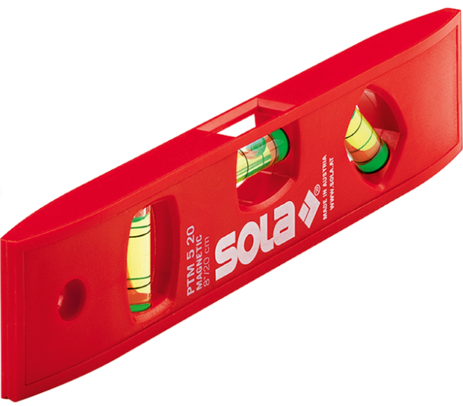 Sola Torpedowaterpas + Magneetstrip PTM 5 Kunststof - 20cm