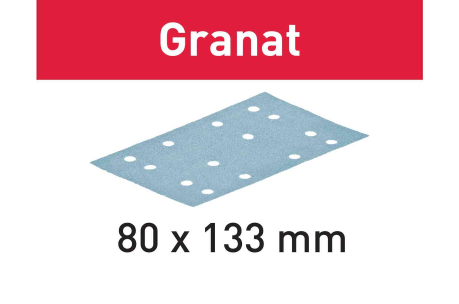 loterij band Promoten Festool Schuurpapier Granat Recht/7 | P180 (middel) | 240000000101