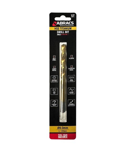 Abracs HSS Titanium boor 1.0 mm.