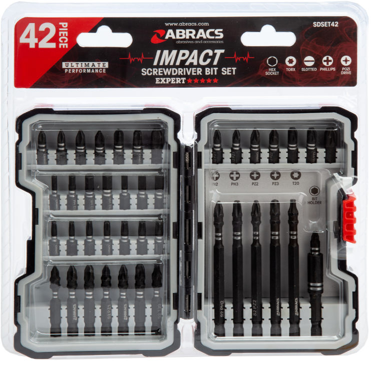 Abracs 42-delige Impact Schroefbit Set