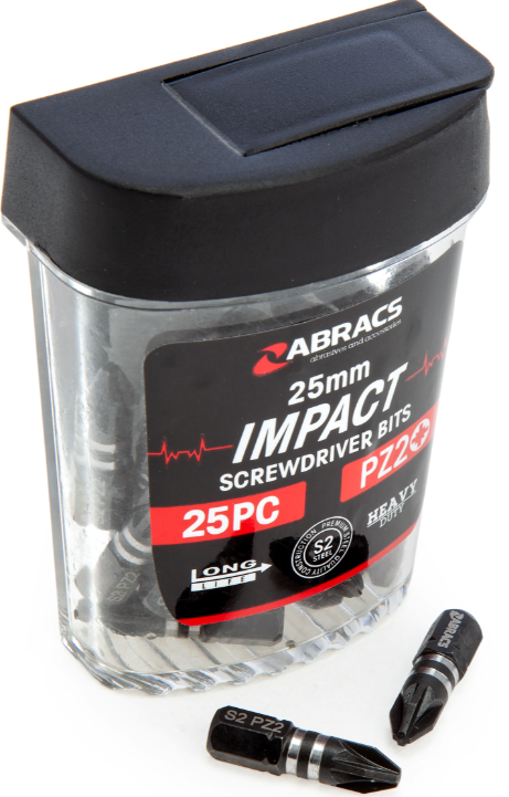 Abracs Impact Schroefbit 25mm - PZ-2 (25 stuks)