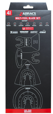 Abracs 4-delige Multi-tool Tegelbladenset