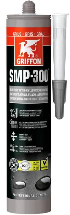 Griffon SMP-300 Water- en Luchtdichte Coating Grijs 290ml